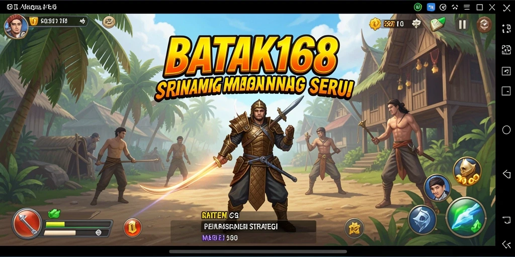Tangkapan layar gameplay <strong>BATIK168</strong> yang menunjukkan aksi strategi yang intens.