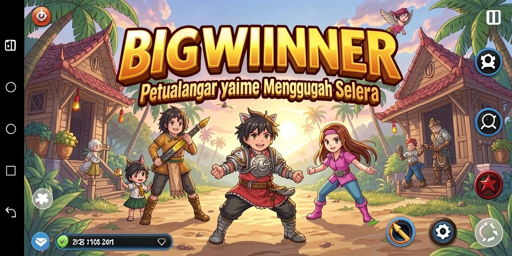 Gameplay seru dalam dunia anime yang penuh warna.