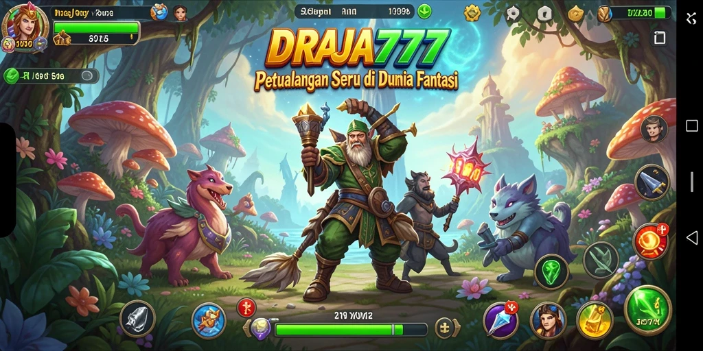 Tampilan gameplay DRAJA777 yang menegangkan di dunia petualangan.