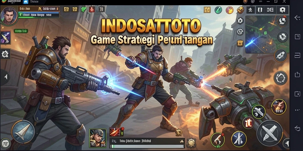 Screenshot gameplay INDOSATTOTO menampilkan aksi strategi yang mendebarkan.