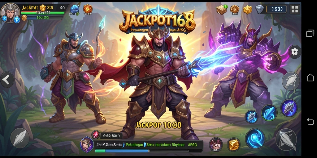 Tangkapan layar menunjukkan aksian epik dalam gameplay ARPG.