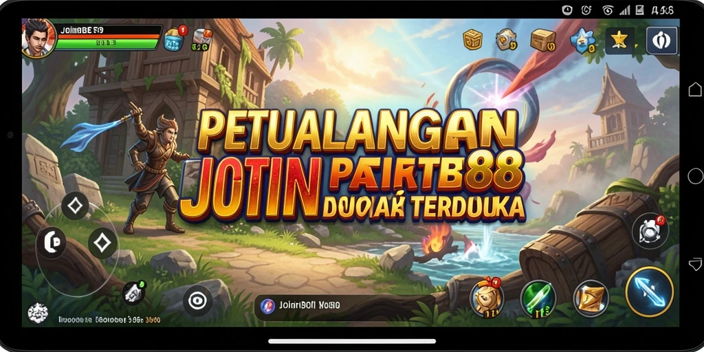 Tampilan gameplay <strong>JOINBET88</strong> yang memukau dengan aksi petualangan yang mendebarkan.