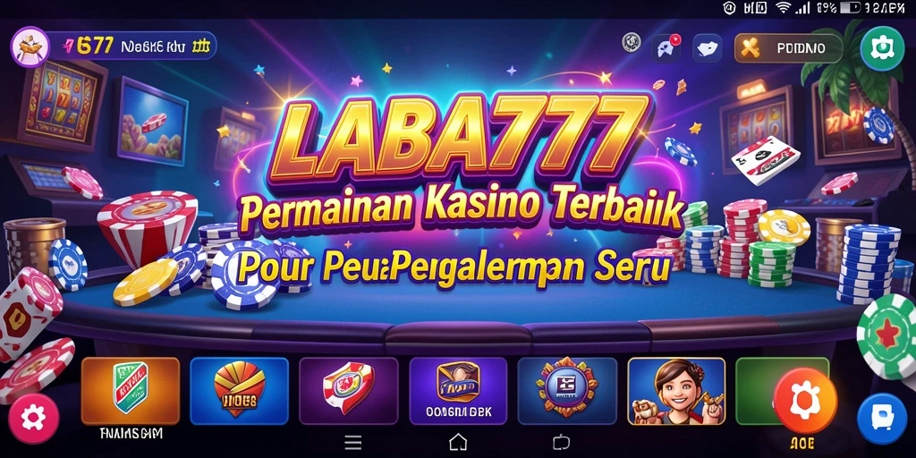 Tampilan menarik LABA777 yang menunjukkan gameplay kasino yang mengasyikkan.