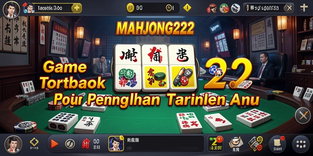 Screenshot gameplay MAHJONG222 menampilkan tampilan taruhan olahraga yang menarik.