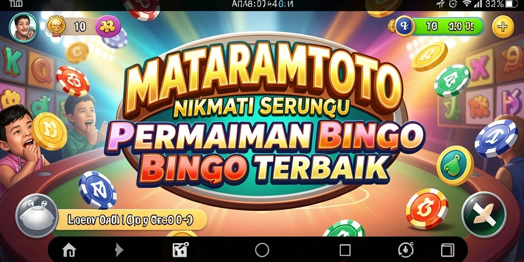 Tampilan gameplay seru di MATARAMTOTO dengan berbagai fitur Bingo.