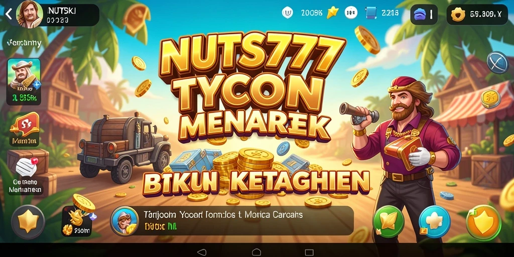 Screenshot gameplay NUTS777 yang menampilkan aksi Tycoon yang seru.