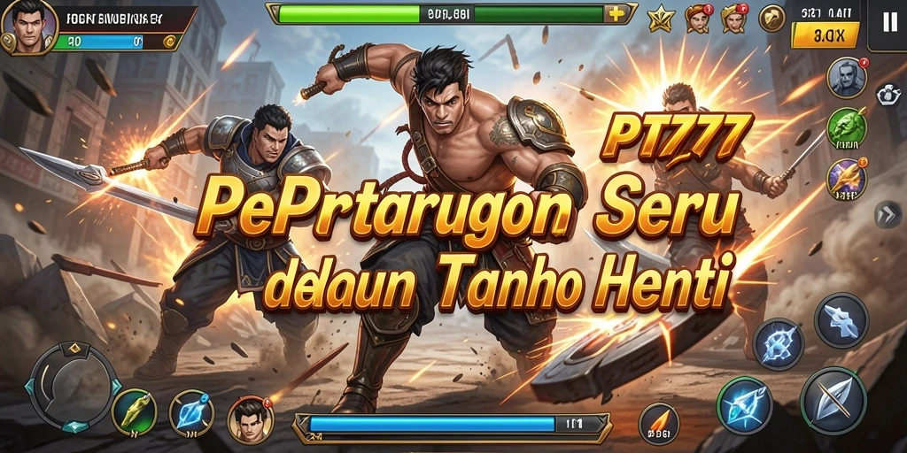Tampilan gameplay PT777 penuh aksi yang mendebarkan.