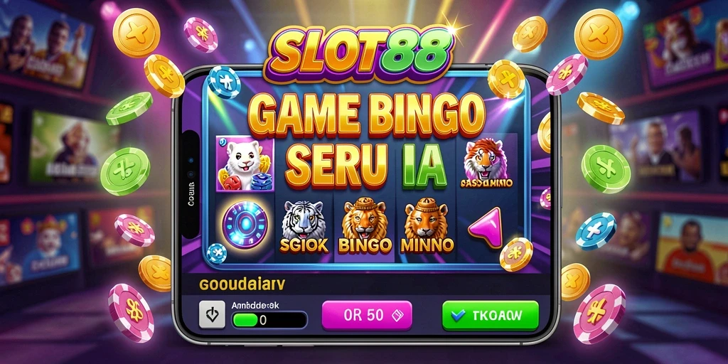 Screenshot permainan SLOT88 menampilkan gameplay Bingo yang seru.