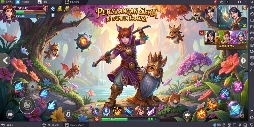 Tampilan gameplay seru dalam SVIP2 saat menjelajahi dunia petualangan.